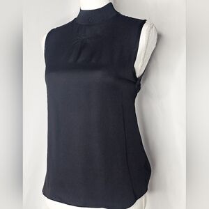 Vince Sleeveless Mockneck Top